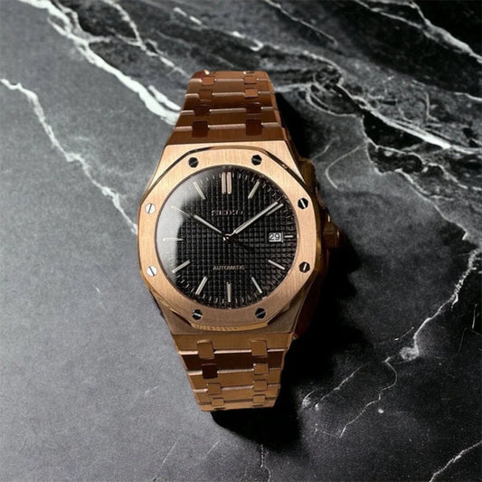ROYAL SEIKOAK ROSE GOLD BLACK