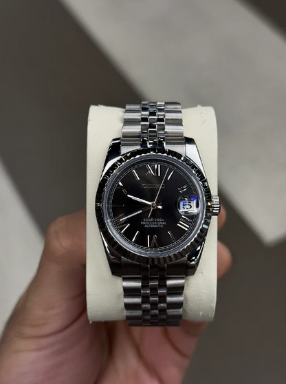 Black Roman Numeral Dial