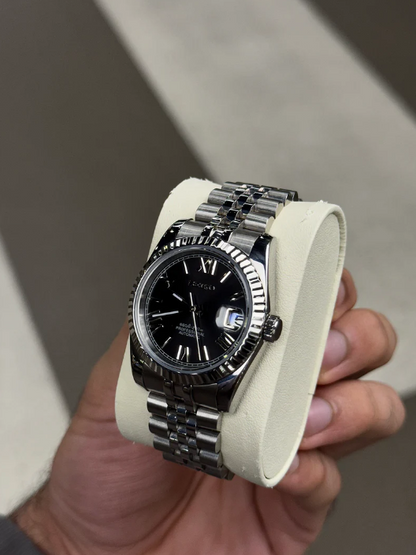 Black Roman Numeral Dial