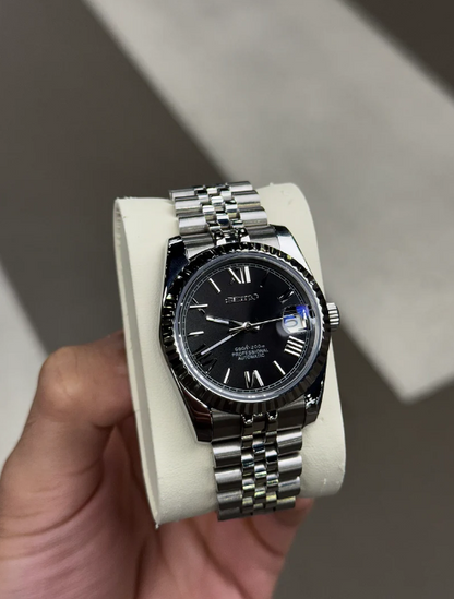 Black Roman Numeral Dial